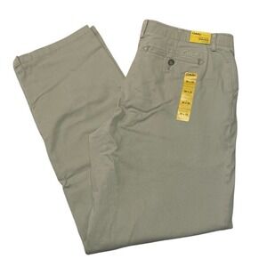 Cabela's Men's Classic Fit Chino Pants Limestone Tan‎ 36x32 NWT
